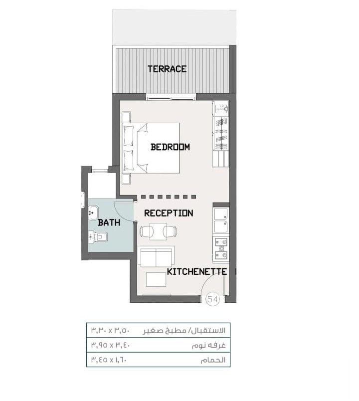 Sarai, New Cairo: floor plan 3